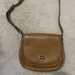 Michael Kors Tan Leather Crossbody Bag